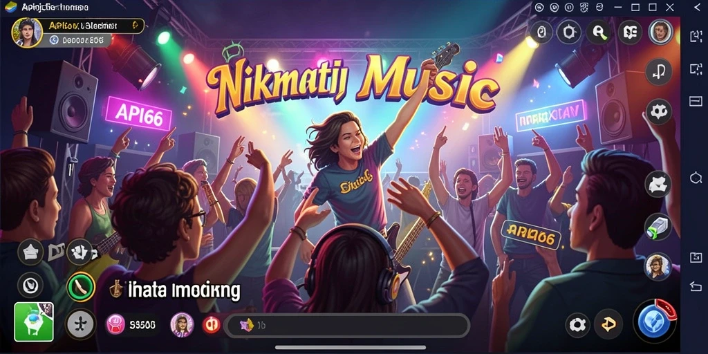 Tampilan menarik dari gameplay interaktif API66.
