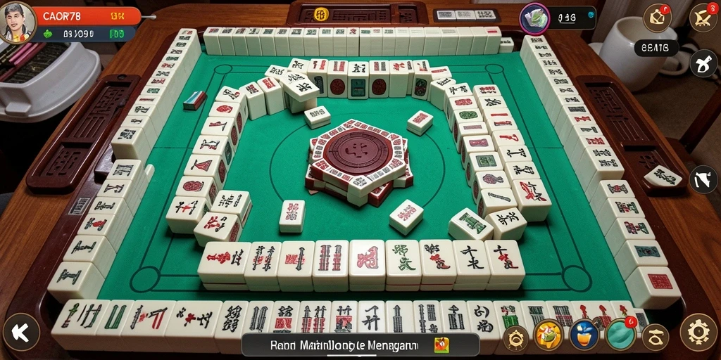 Tangkapan layar gameplay <strong>CACOR78</strong> yang menampilkan tantangan Mahjong seru.