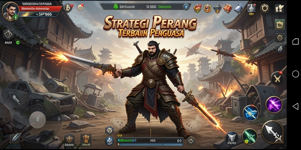 Tangkapan layar gameplay SP666 yang menegangkan dalam pertempuran strategi.