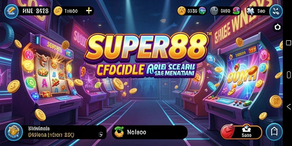 Screenshot dari gameplay <strong>SUPER88</strong> yang menunjukkan aksi seru dan tantangan menarik.